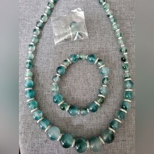 Seafoam Green Jewelry 3 Piece Set